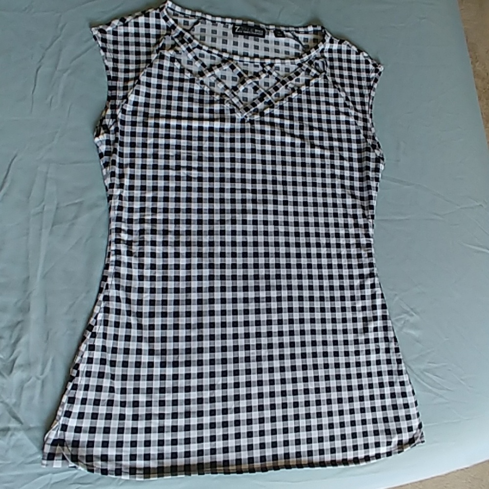 Gingham blouse